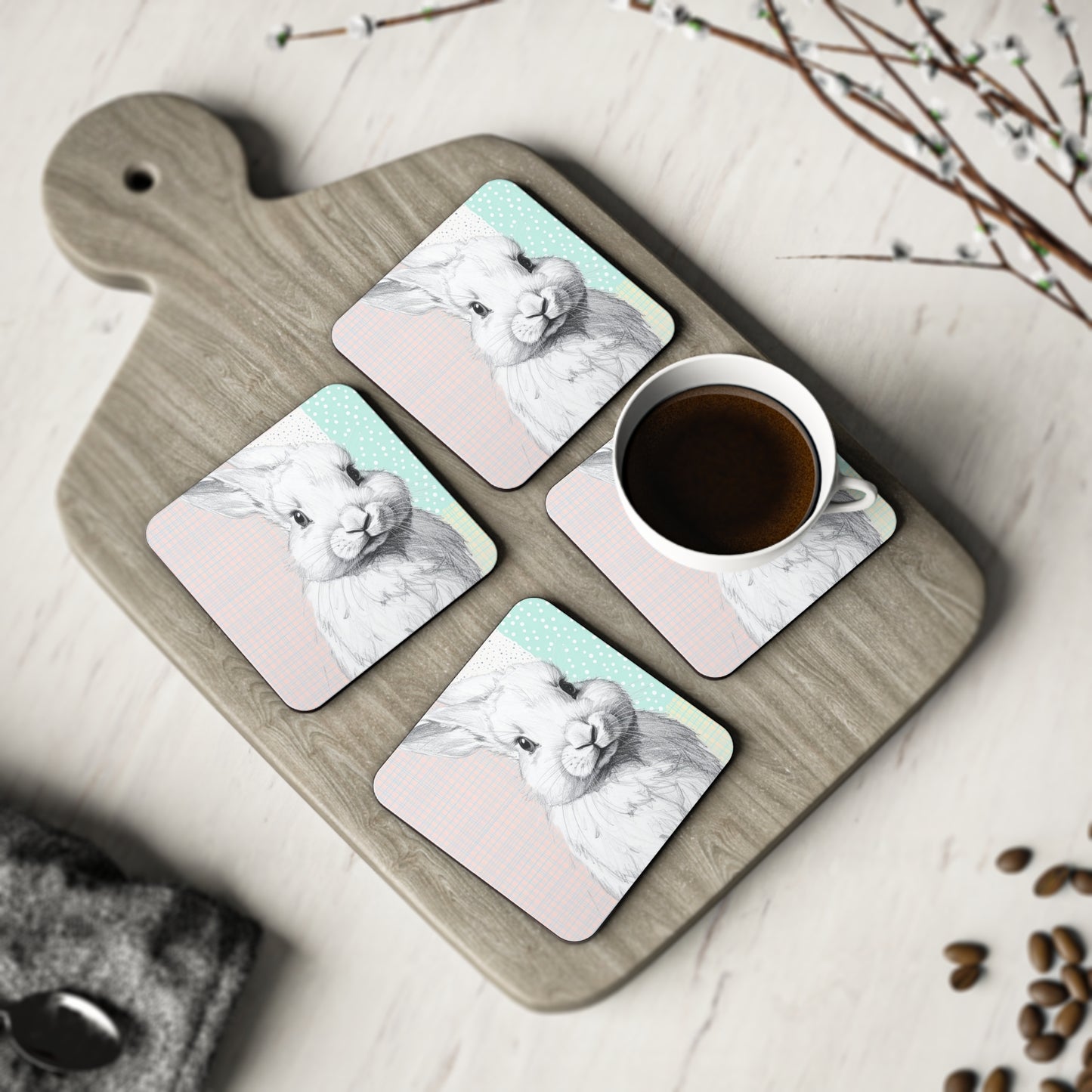 Bunny Dreams Coasters