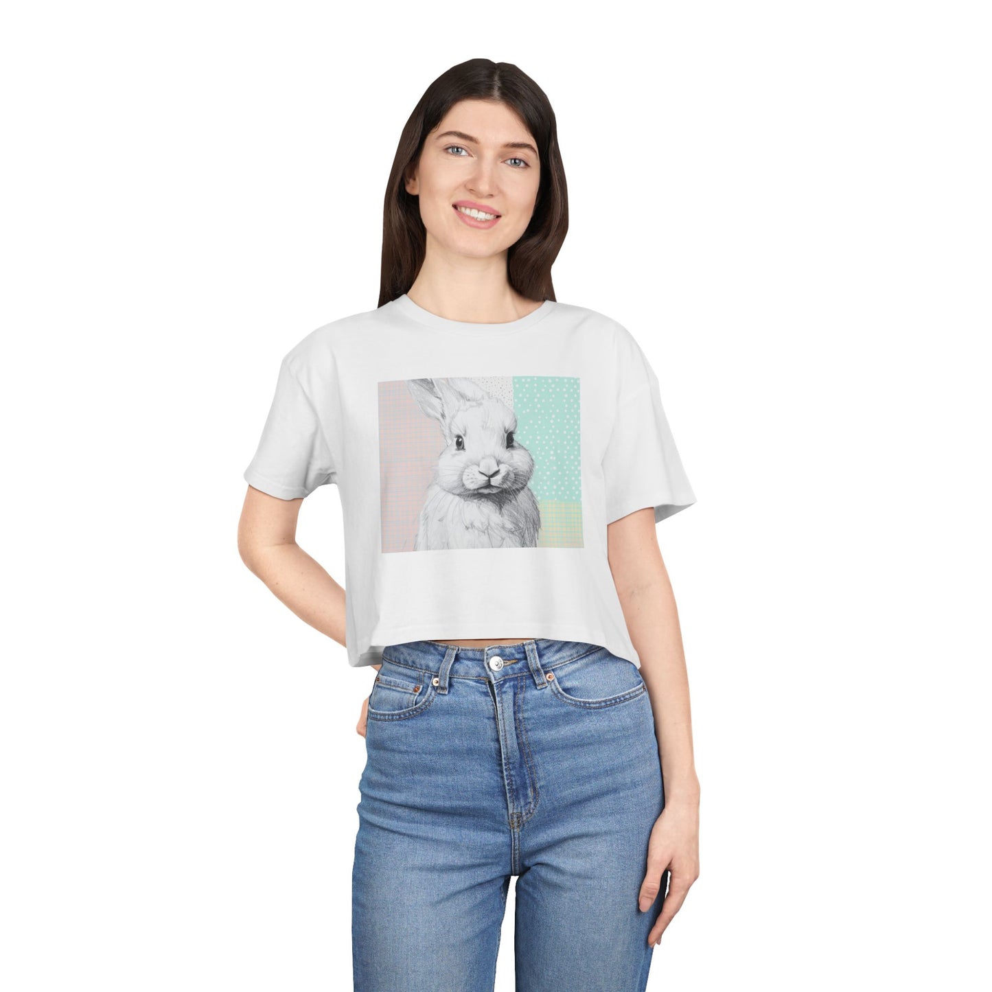 Bunny Dreams Crop T-Shirt