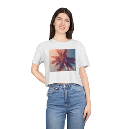 Miami Mirage Cropped Women's T-Shirt
