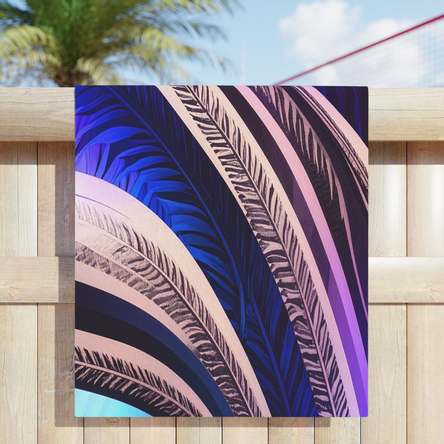 Electric Safari Beach Towel