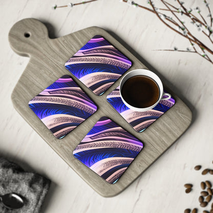 Electric Safari Coasters | 80s Miami Vice Inspired