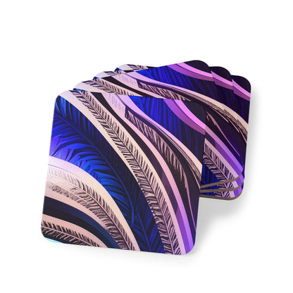 Electric Safari Coasters | 80s Miami Vice Inspired