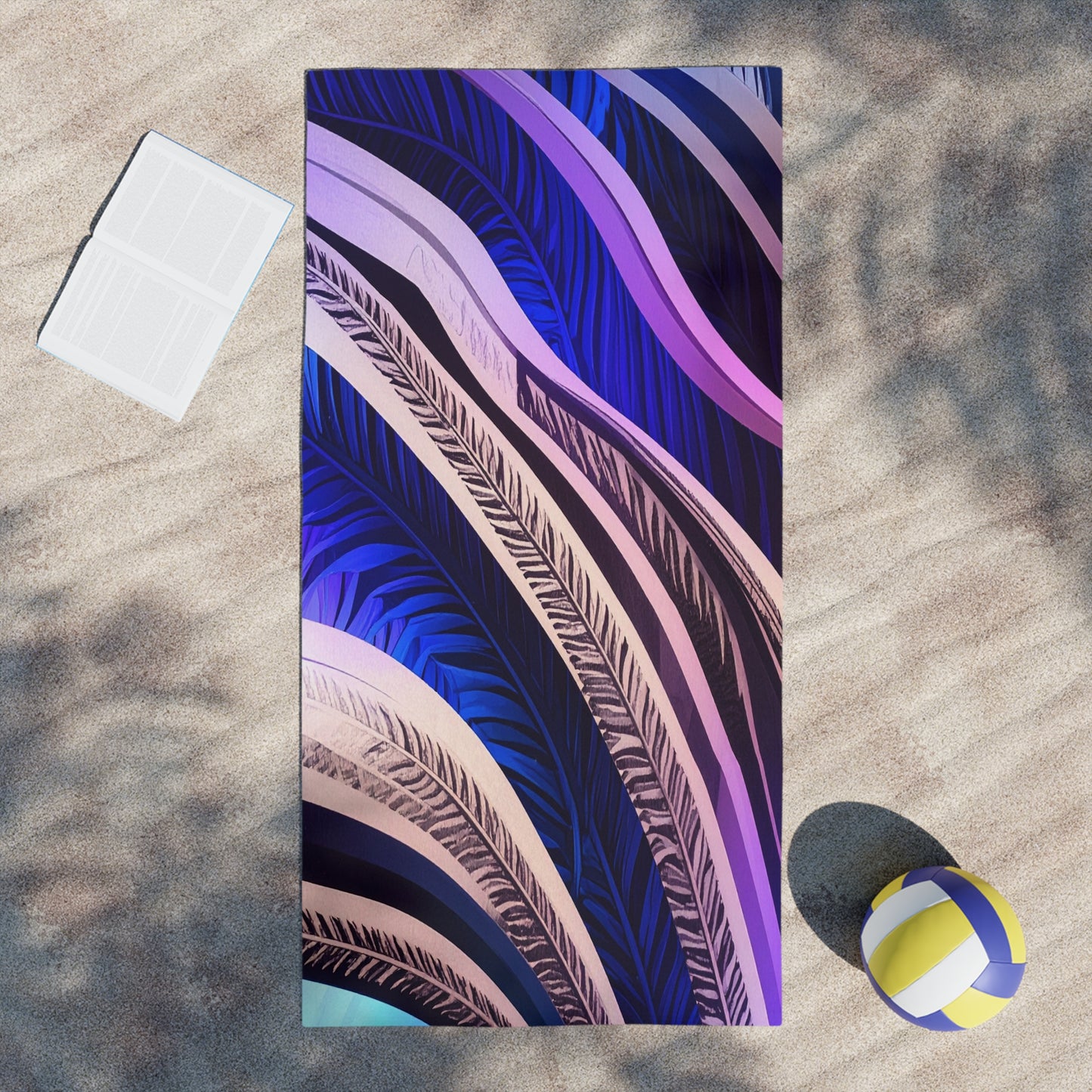 Electric Safari Beach Towel