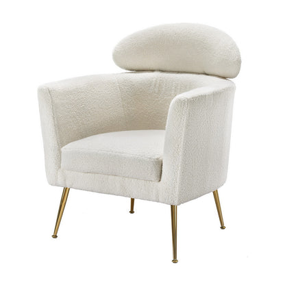 Artiss Armchair Lounge Chair - White Yoli Bouclé Accent Chair