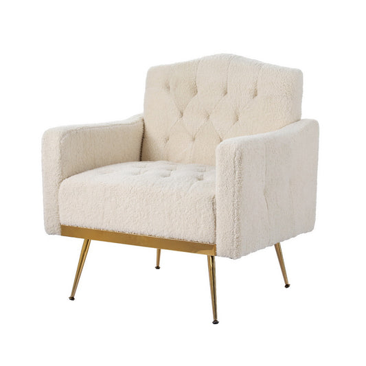 Artiss Armchair Lounge Chair - Beige Nicole Bouclé Accent Chair