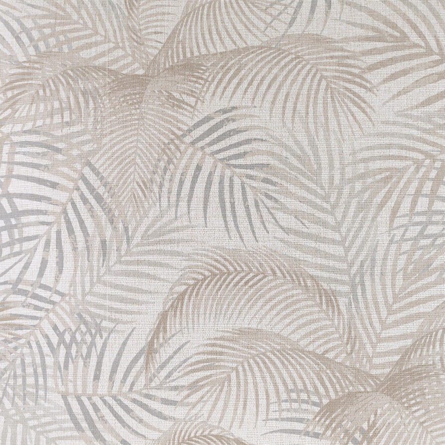 Tropical palm leaf pattern fabric for cushion covers, perfect for a luxurious home decor look.