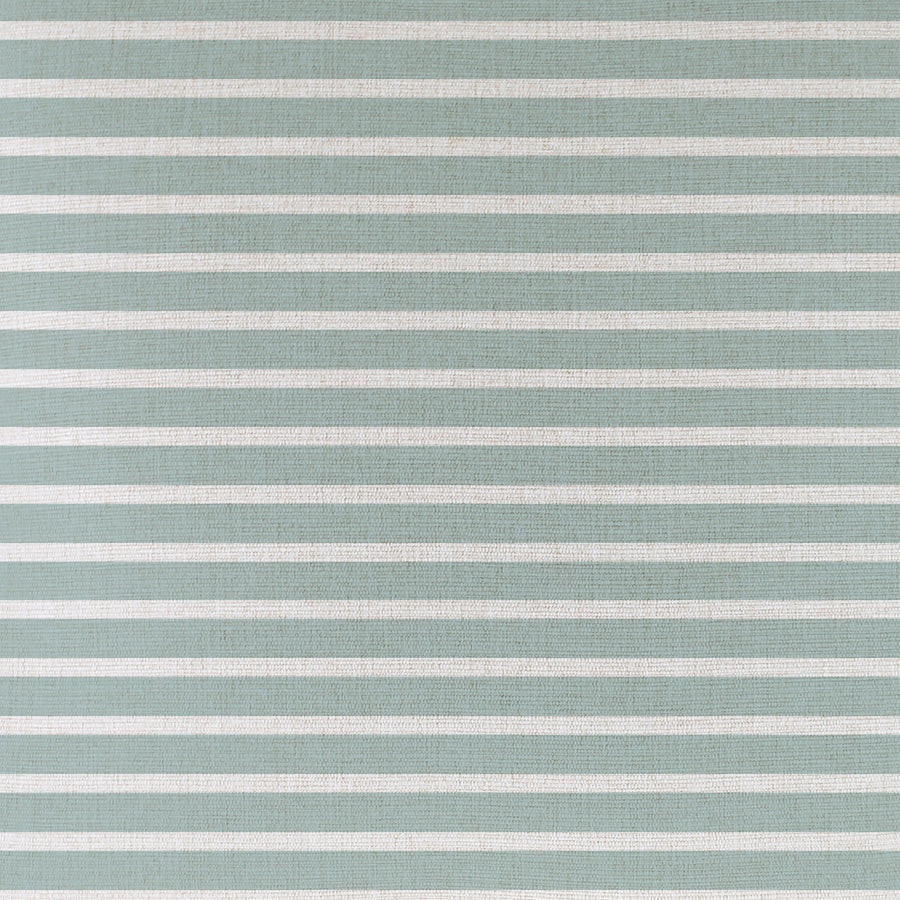 Soft seafoam striped fabric for cushion covers, featuring a luxurious design perfect for indoor or outdoor decor.