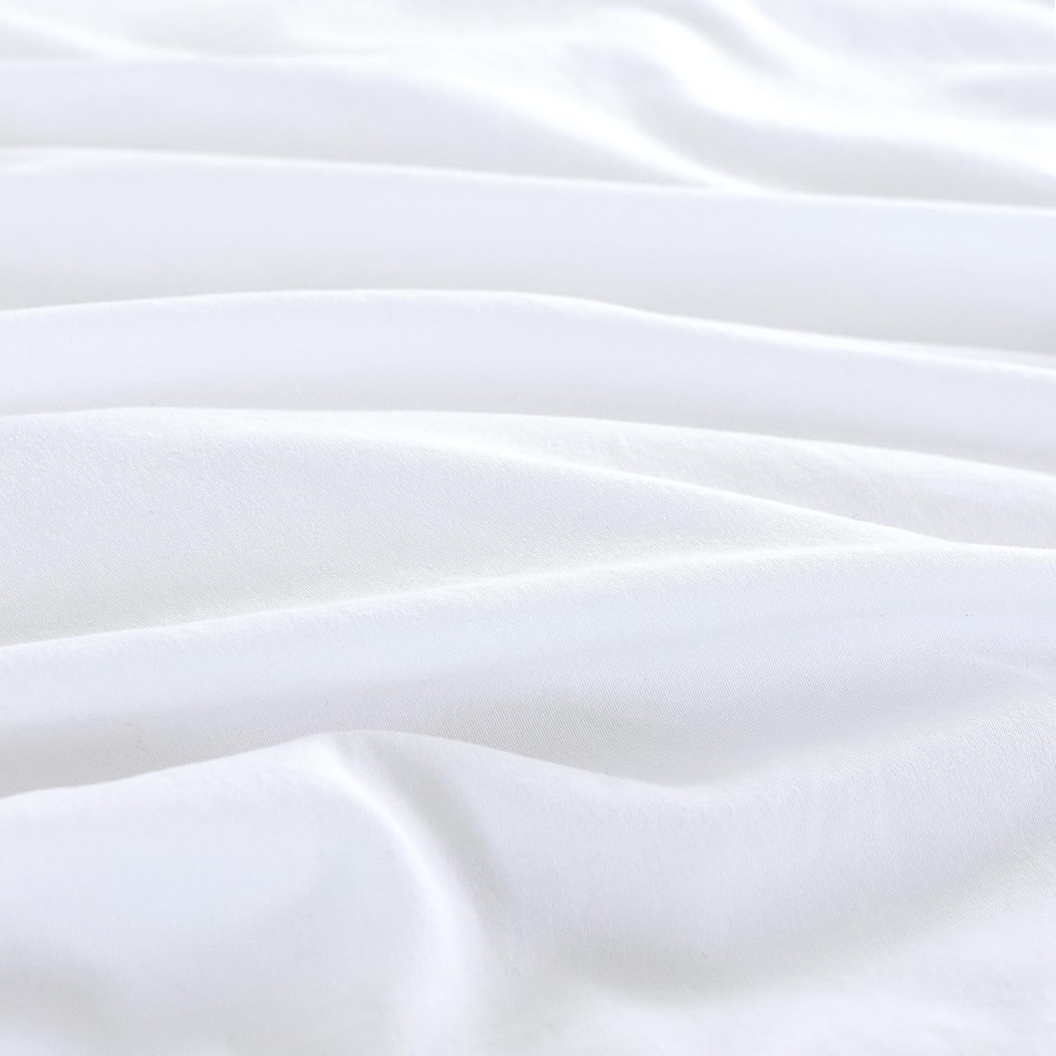 Luxurious white microfibre fabric showcasing soft and smooth texture, ideal for vintage European pillowcases.