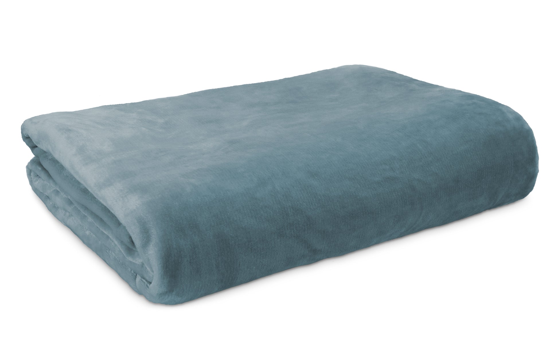 Luxurious queen size plush velvet throw blanket in serene blue, perfect for warmth and elegance in any space.