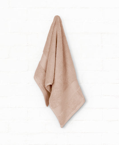 Peach cotton bath towel from the 5-piece St. Regis luxury bathroom towel set, 100% cotton for comfort and style.