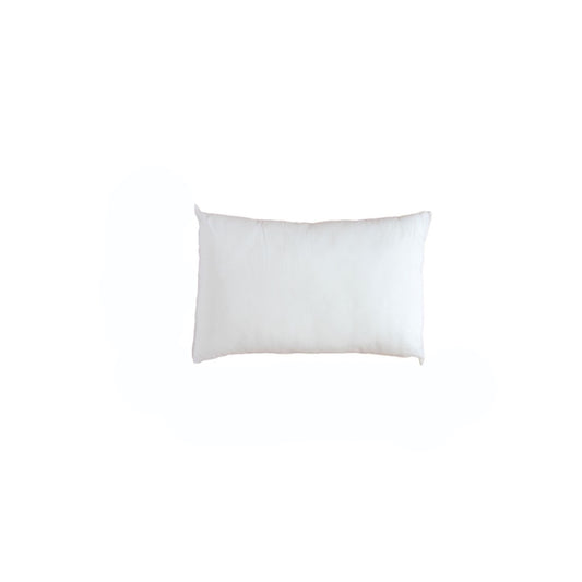 Rectangular cushion insert, 30 x 50cm, soft white polyester, perfect for couch and sofa cushions, enhances home decor.