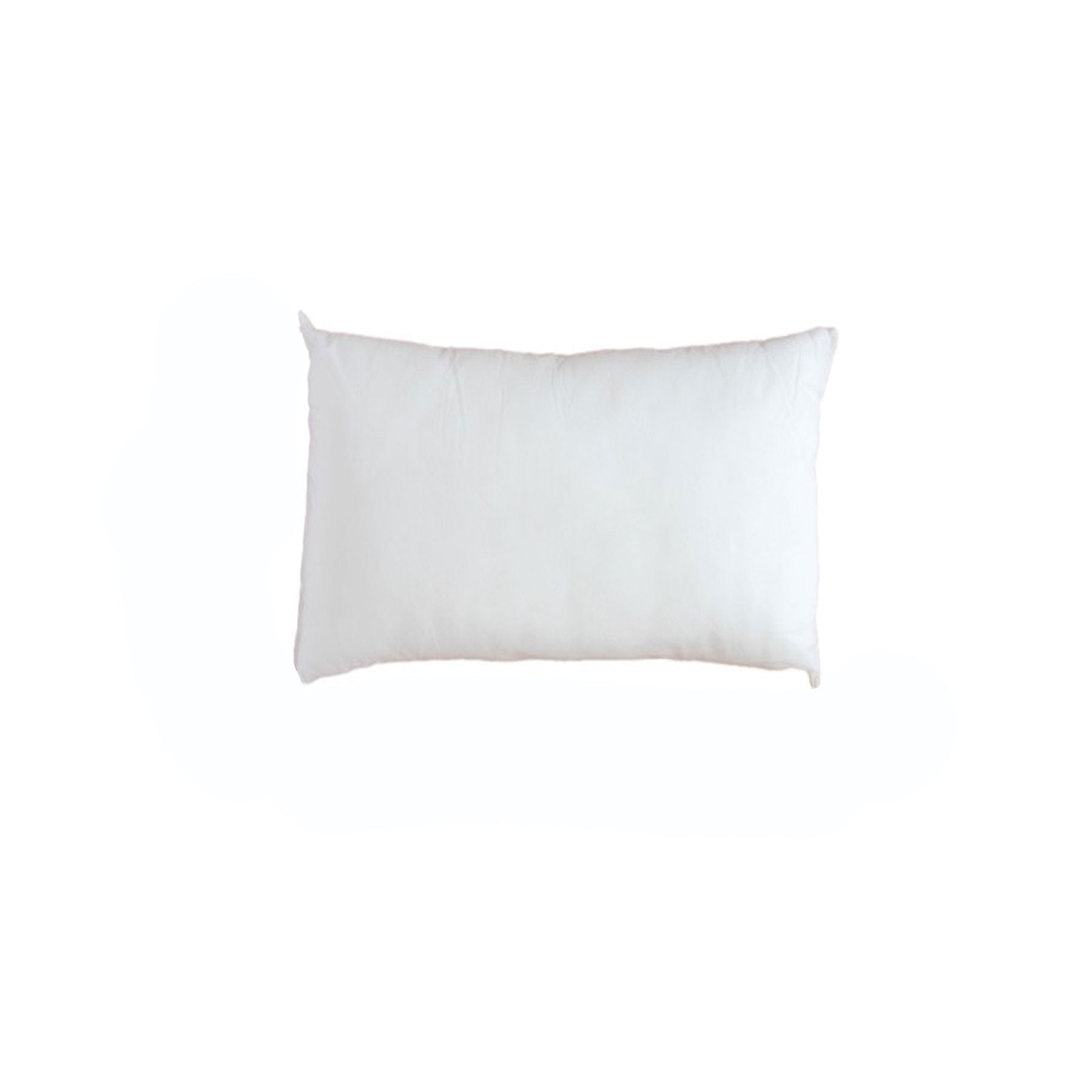 Soft white rectangular cushion insert for comfort, perfect for couch or sofa cushion covers. Ideal for any home decor style.