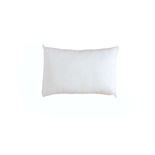 Soft white rectangular cushion insert for comfort, perfect for couch or sofa cushion covers. Ideal for any home decor style.