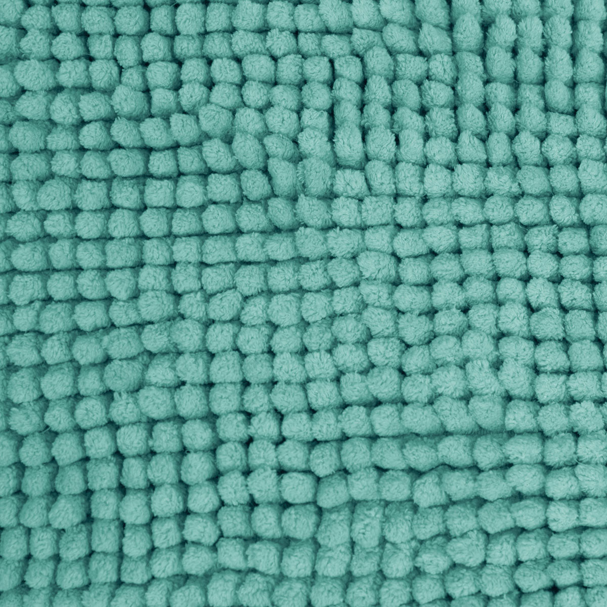 Close-up of Toggle Microfiber Bath Mat in marine color, featuring soft, plush texture and non-slip backing. Ideal for bathroom use.