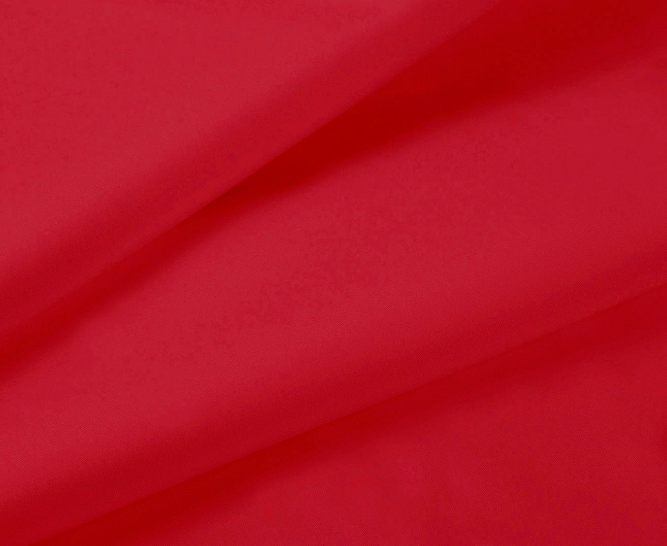 1000TC Double Size Bed Soft Flat & Fitted Sheet Set in Red - Premium Bedding for Comfort