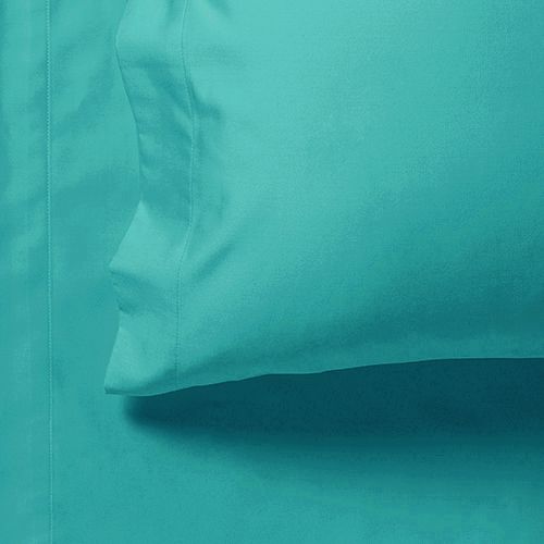 1000TC King Single Size Bed Soft Flat & Fitted Sheet Set in Teal - Premium Bedding for Comfort