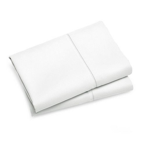 1000TC Premium Ultra Soft King Size Pillowcases 2-Pack in White - Luxury Bedding