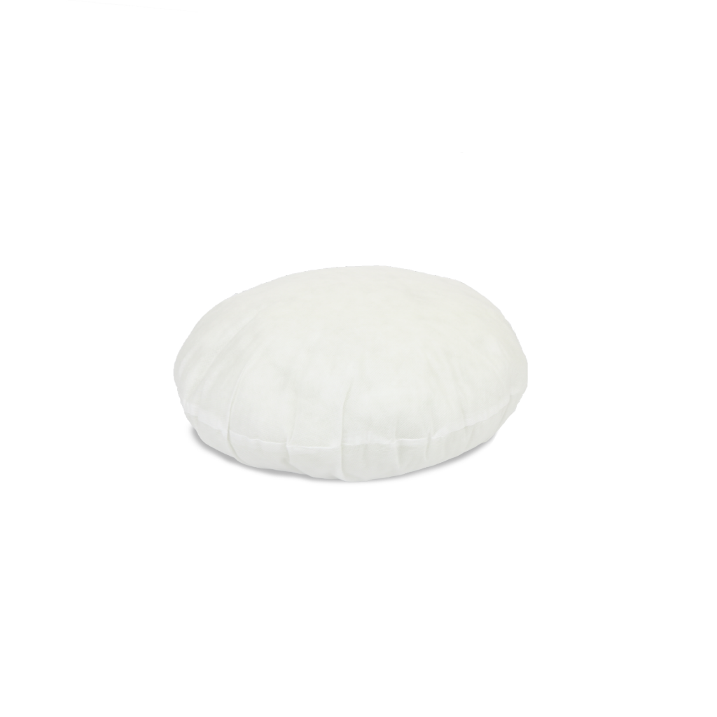 Luxor 35cm round cushion insert featuring premium polyester fibre filling for superior comfort and durability.