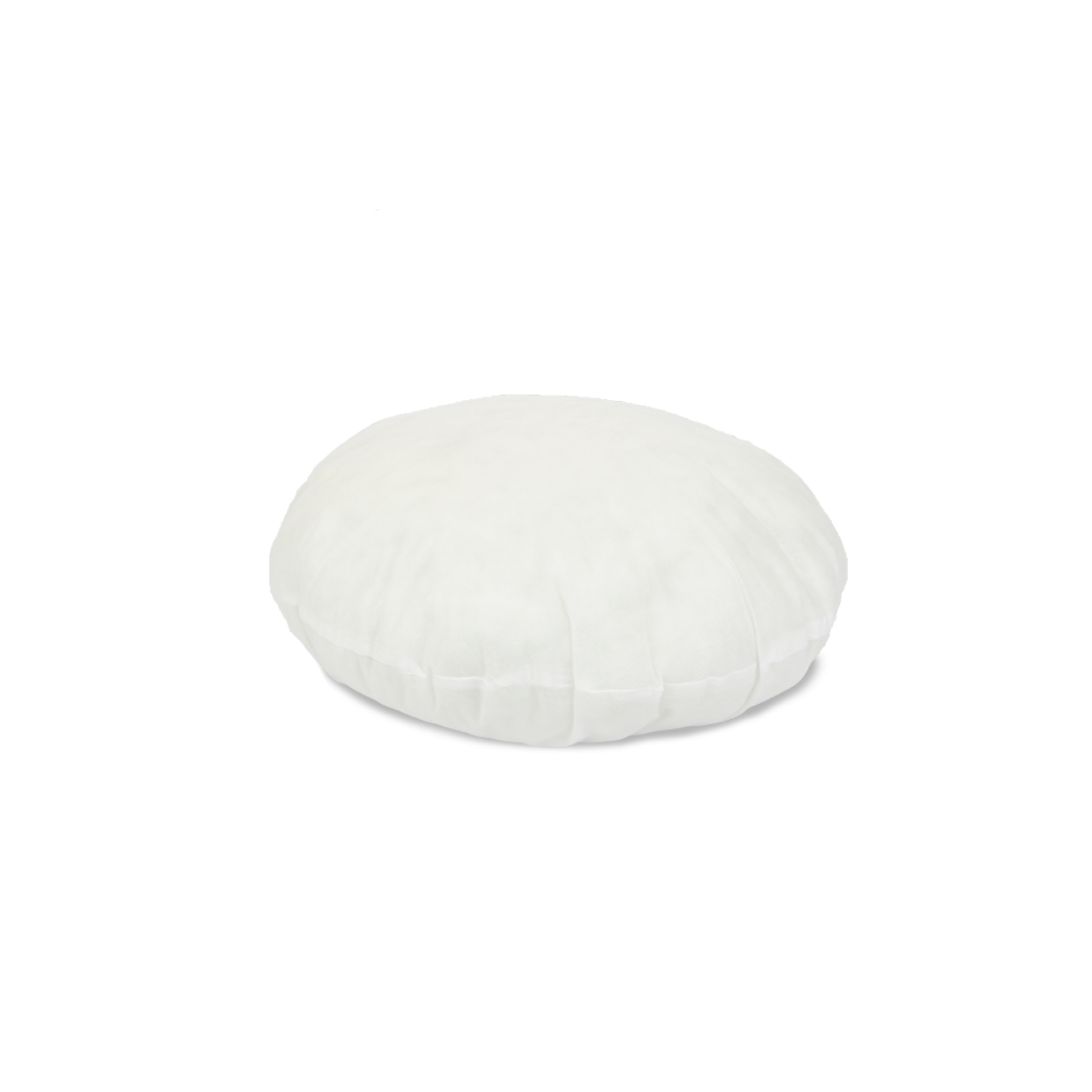 Luxor 40cm round cushion insert with premium polyester filling, perfect for couch and sofa cushions, allergy-free and resilient.