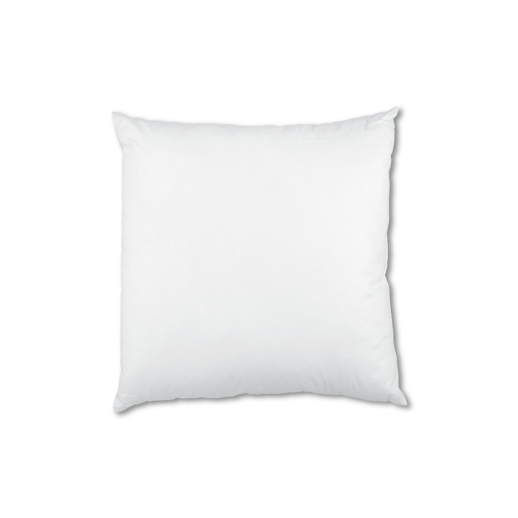 Luxor twin pack 60x60cm cushion inserts featuring premium memory-resistant filling, allergy-free and odourless.