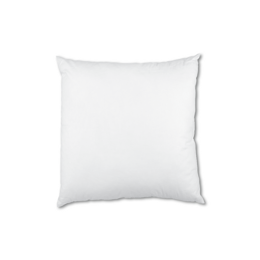 Luxor twin pack 60x60cm cushion inserts featuring premium memory-resistant filling, allergy-free and odourless.