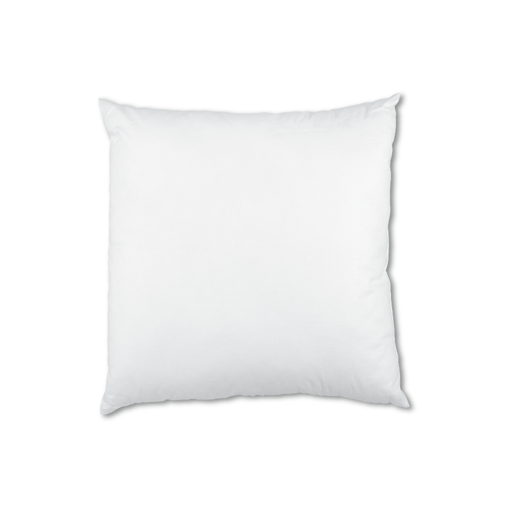 Luxor twin pack 65x65cm hotel cushion insert with premium polyester fibre filling for maximum comfort and support.